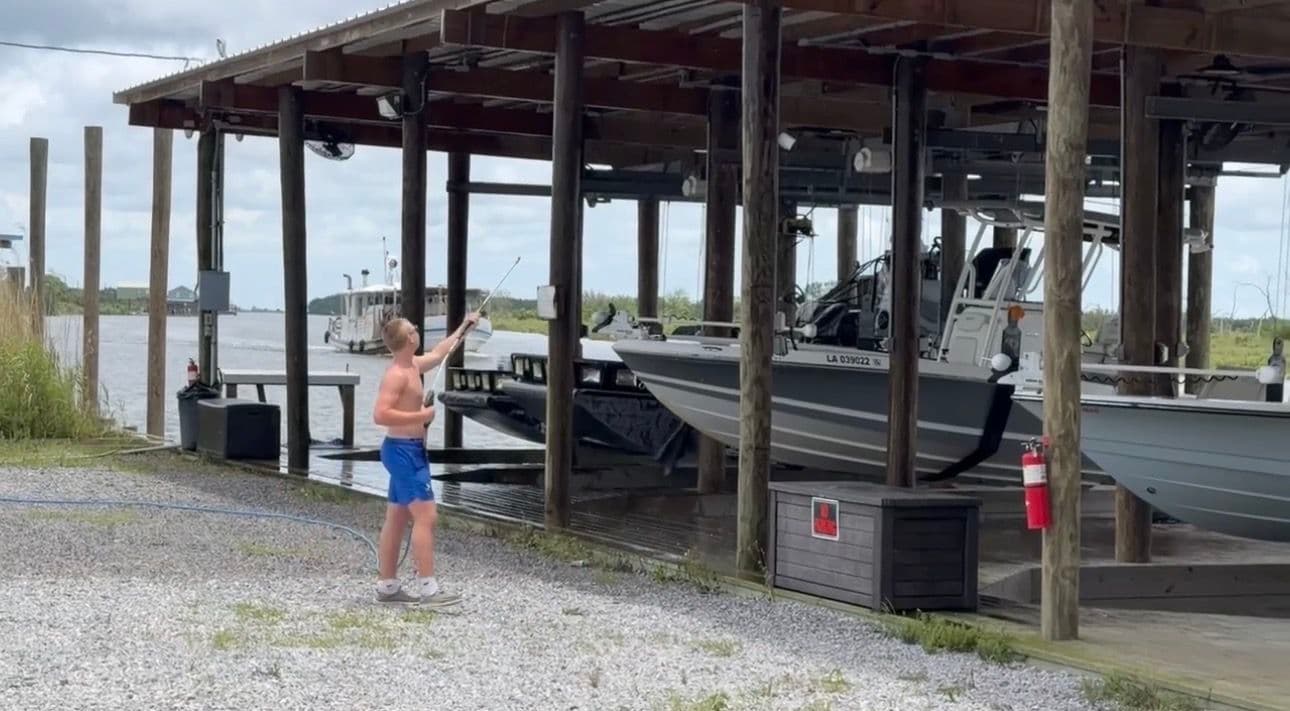 Gallery photos for Camp Washing and Boat Dock Cleanup Before Summer Hits: Image #1